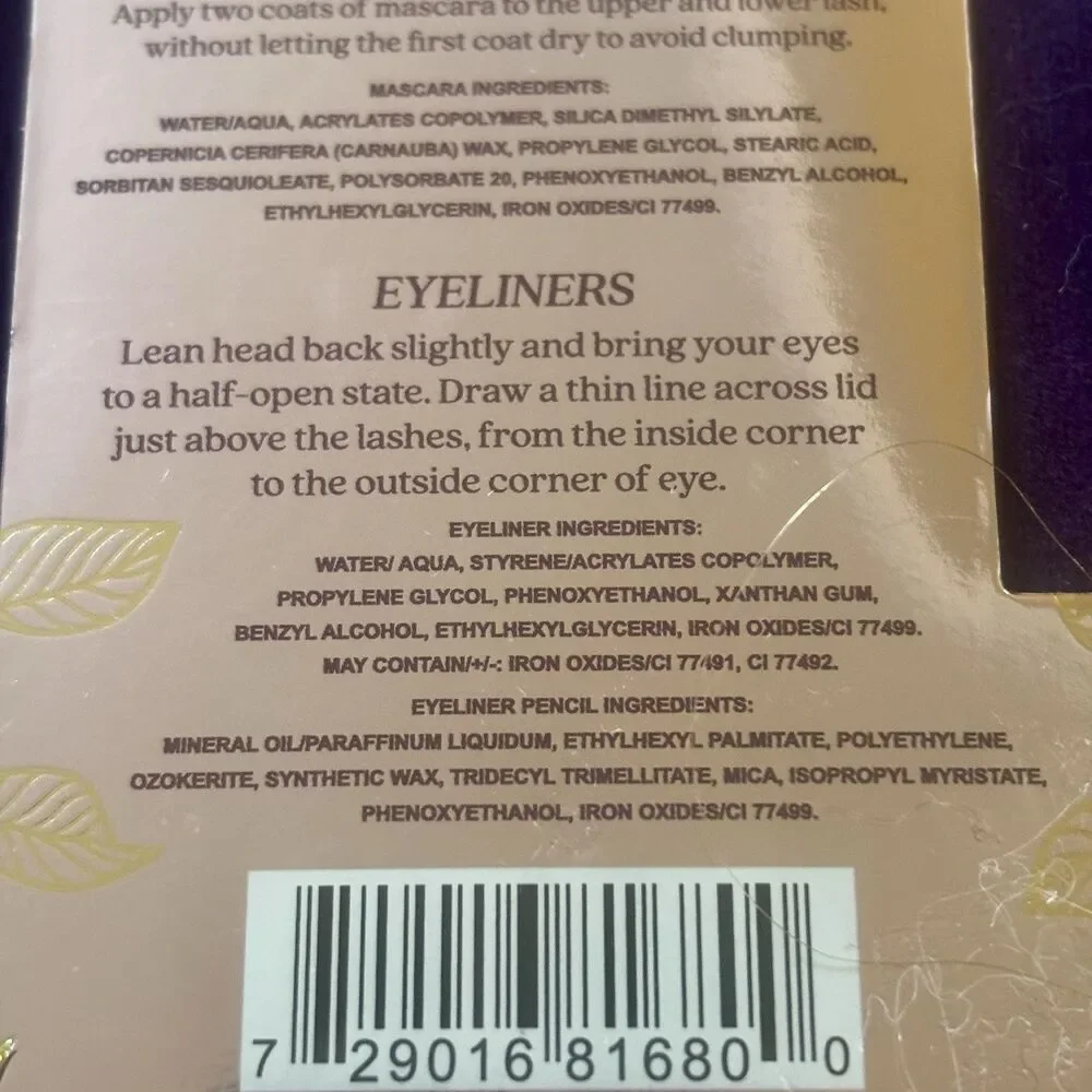Beauty Concepts Eye Makeup Collection 5 Piece Set Mascara Eyeliner Black‎ Brown